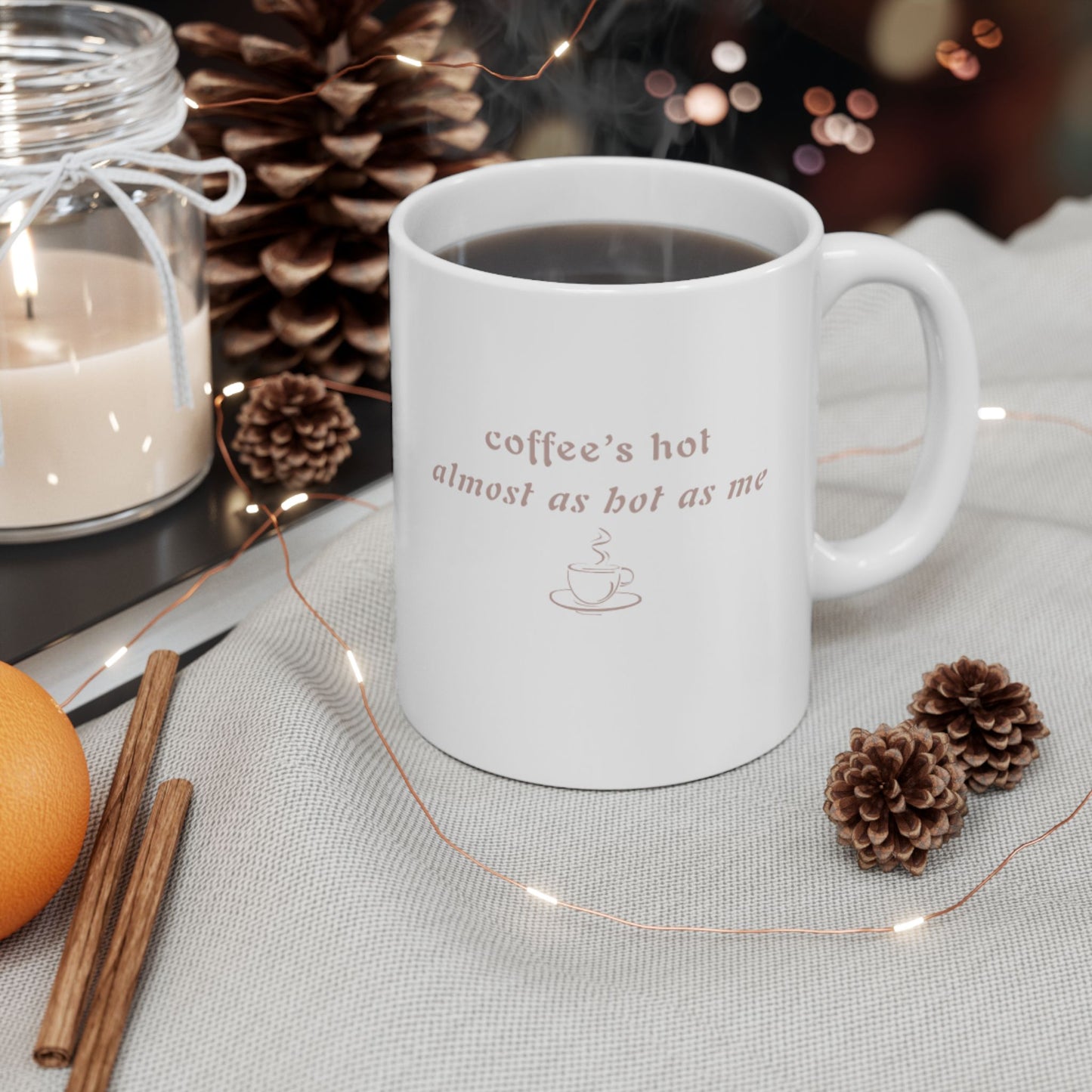 Coffee's hot